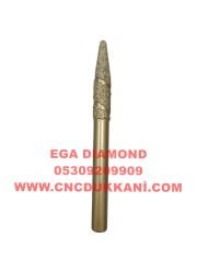 4x50 Konik Mermer Ucu Sap 10 mm ( SARI SERİ )