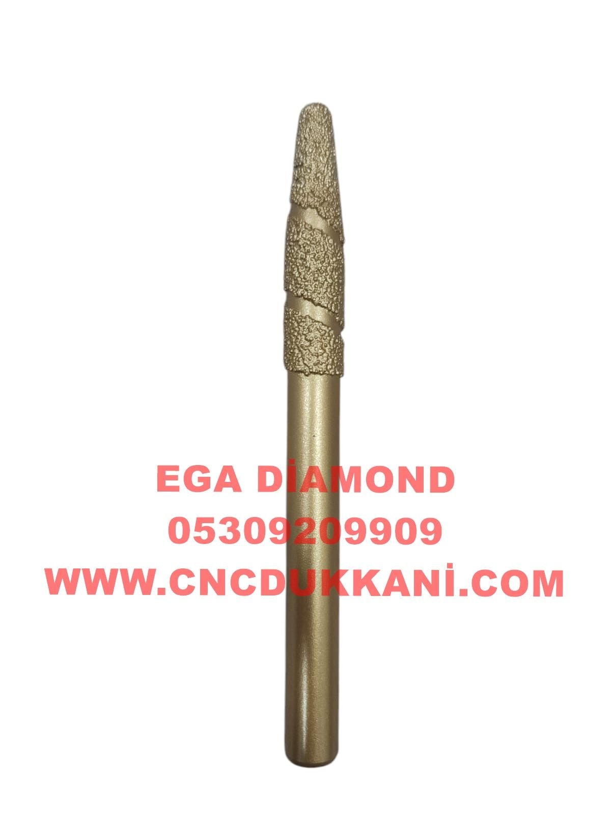 6x50  Konik Mermer Ucu ( SARI SERİ )