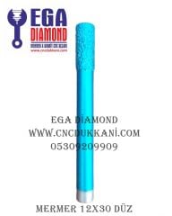 12X30 DÜZ MERMER CNC UCU ( MAVİ SERİ )