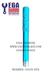12X50 DÜZ MERMER CNC UCU ( MAVİ SERİ )