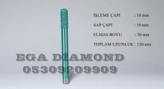 10x30 Küre Mermer Cnc Ucu