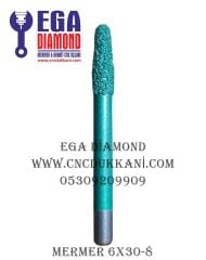 6X30 MERMER CNC YAZI UCU SAP 8 ( YEŞİL SERİ )