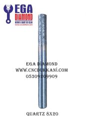 8X20 GRANİT & QUARTZ CNC UCU ( SOKETLİ )