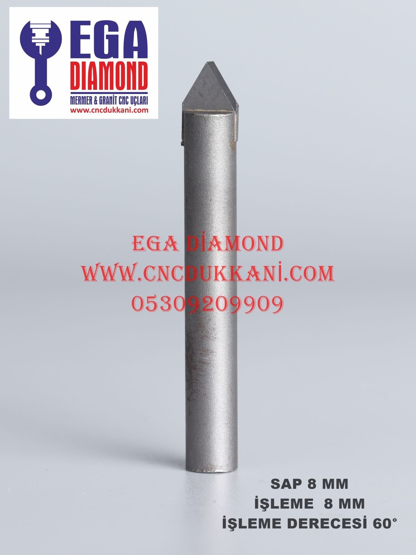 8 MM YAZI UCU ( 60 DERECE ) B KALİTE