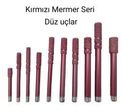 KIRMIZI SERİ DÜZ MERMER UÇLARI