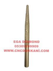 8x150 Konik Mermer Cnc Ucu Sap 16 mm ( SARI SERİ )