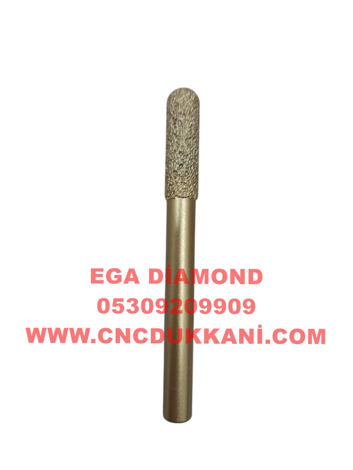 8x30 Küre Mermer Cnc Ucu ( SARI SERİ )