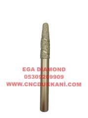 8x50 Konik Mermer Ucu Sap 12 mm  ( SARI SERİ )