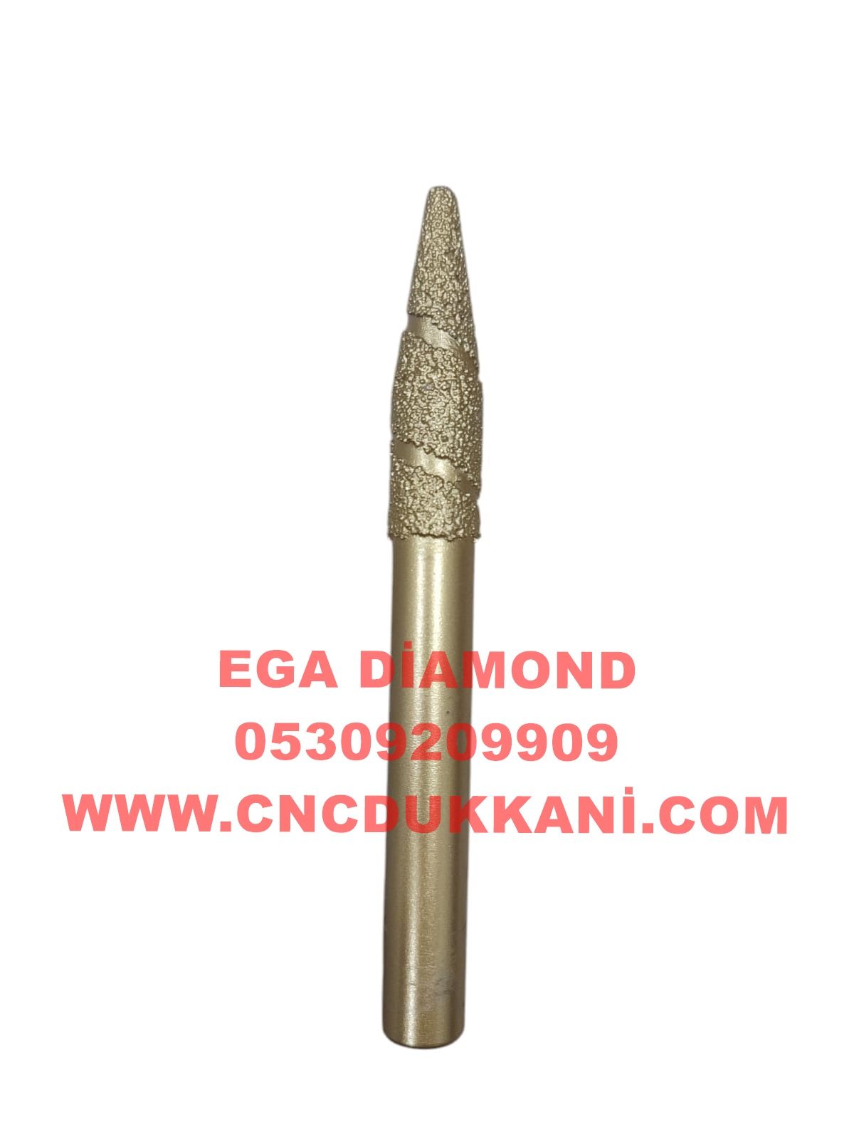 4x50 Konik Mermer Ucu Sap 12 mm  ( SARI SERİ )