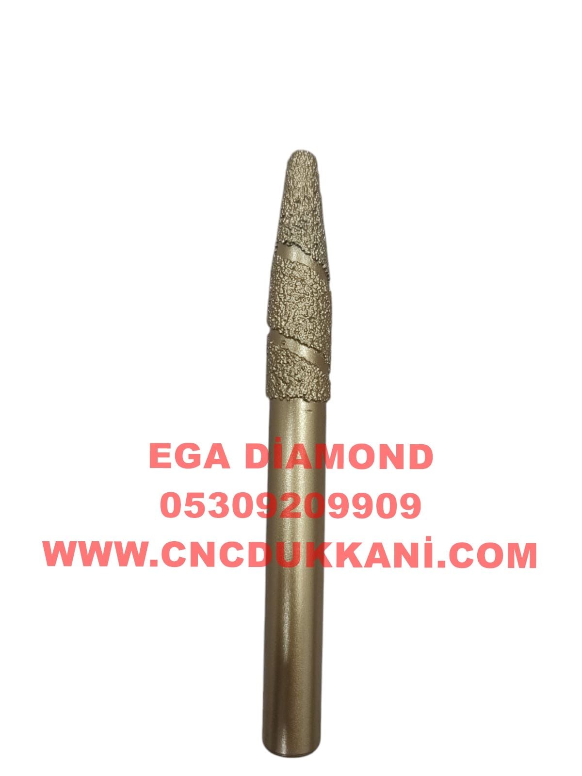 6x50 Konik Mermer Ucu Sap 12 mm  ( SARI SERİ )