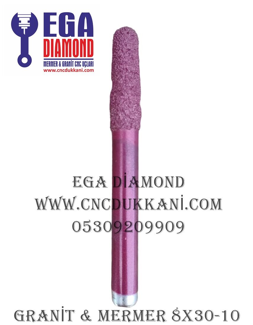 8x30 Konik Granit Cnc Ucu