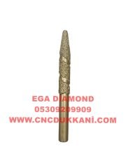 4x50 Konik Mermer Ucu Sap 8 mm ( SARI SERİ )