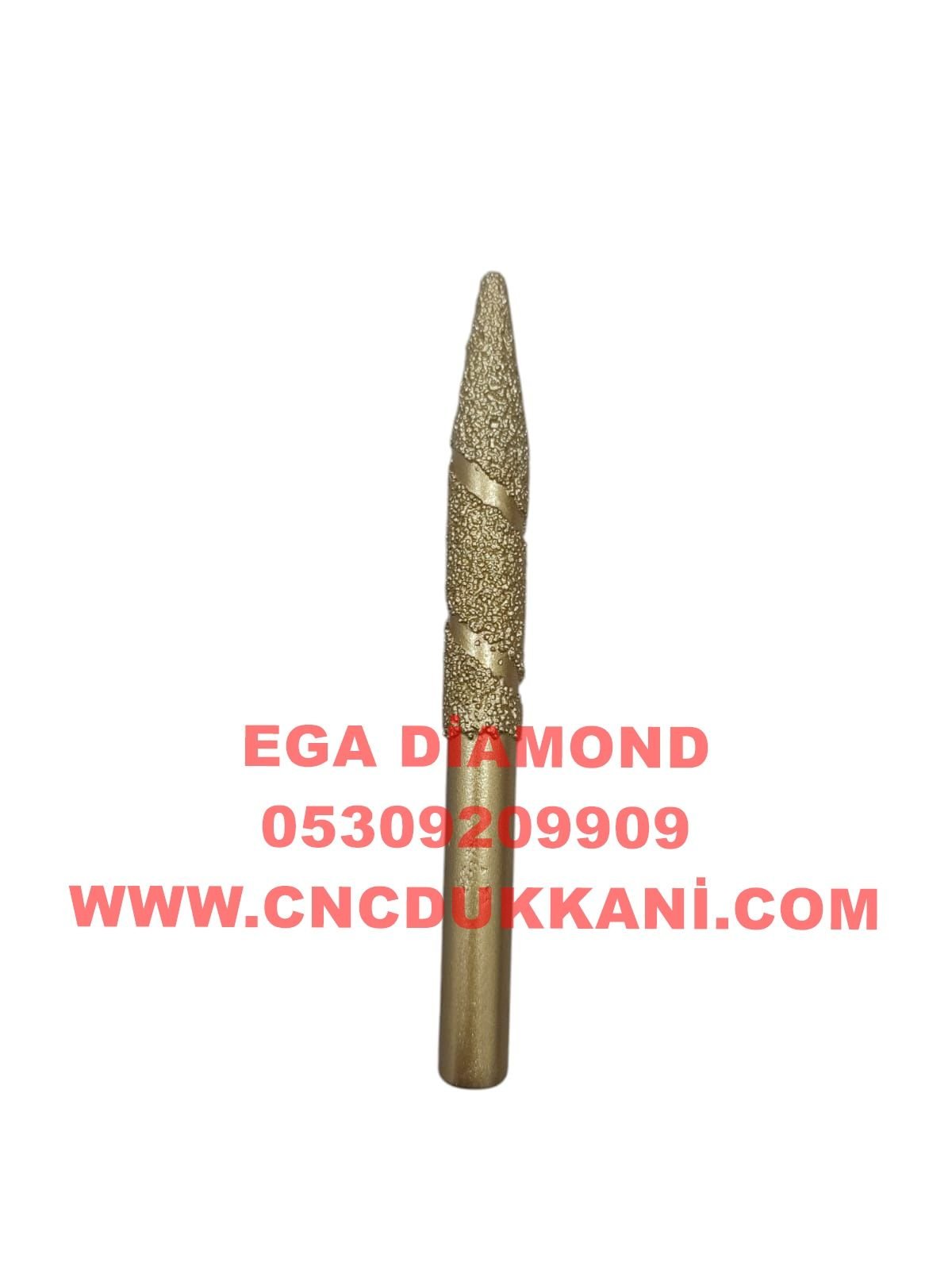 3x50 Konik Mermer Ucu Sap 8 mm ( SARI SERİ )