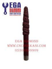 6x50 Konik Granit & Mermer Cnc Ucu Sap 12 mm