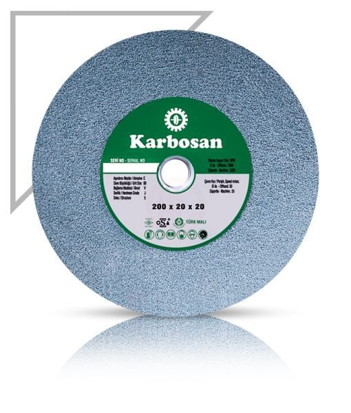 Karbosan SCG Taşlama Taşı T1 Düz 150x25x20 mm SCG 80 J 5 V
