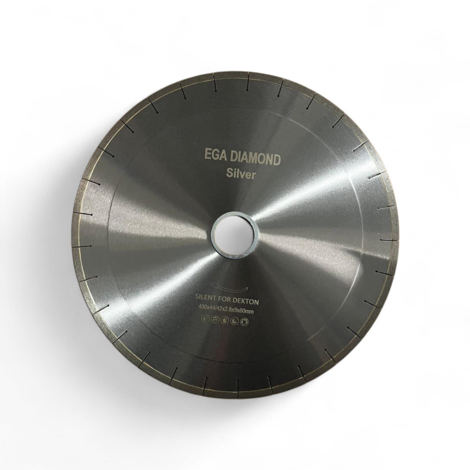 400 mm PORSELEN TESTERESİ SESSİZ ( SİLVER )