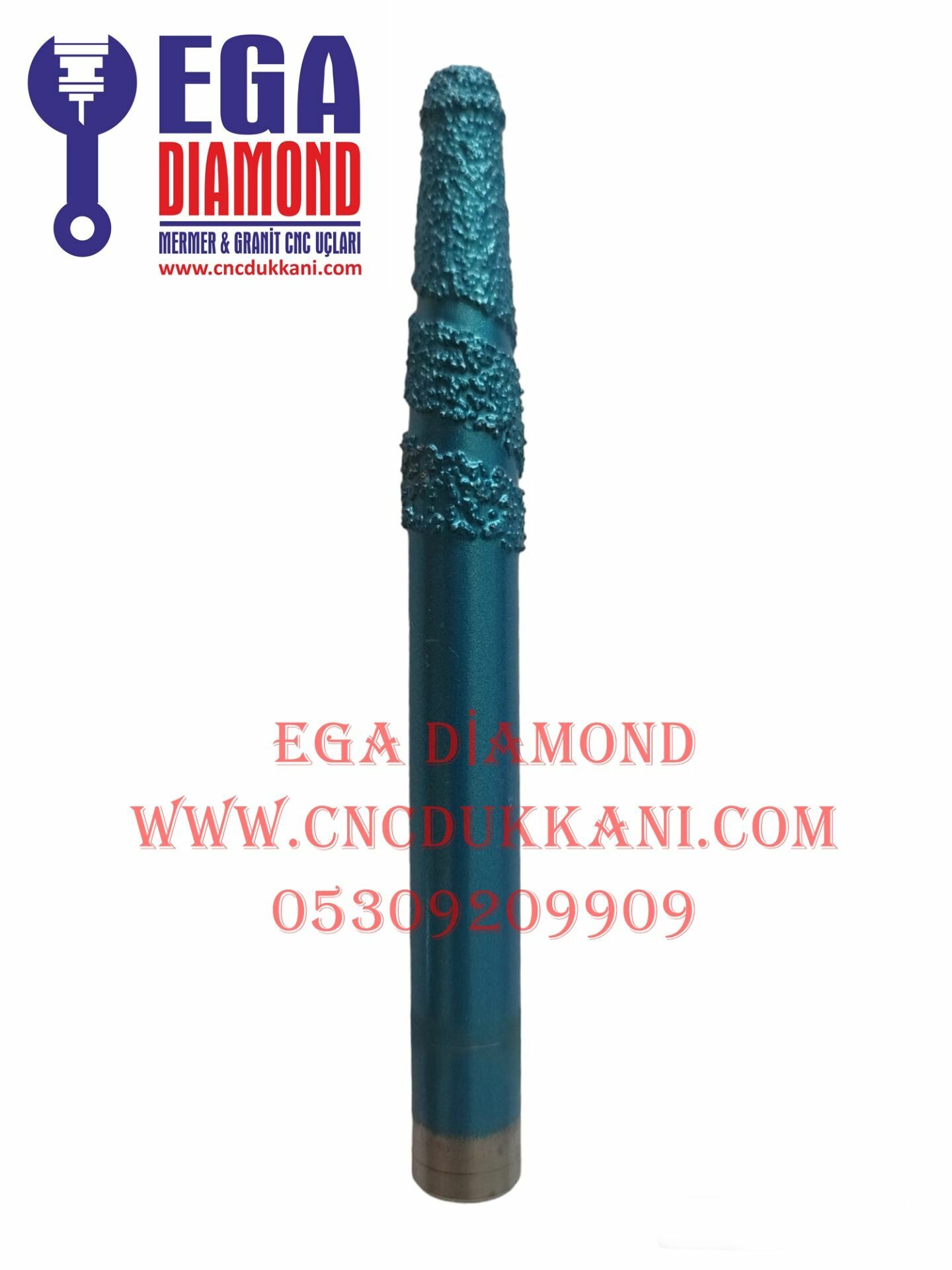 8x50 Konik Mermer Ucu Sap 12 mm  ( MAVİ SERİ )