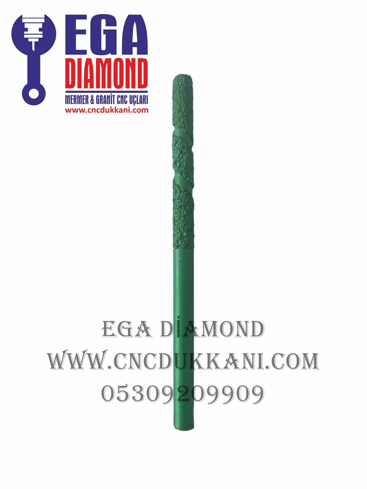 6x50 Düz Mermer Cnc Ucu ( YEŞİL SERİ )