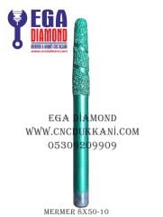 8X50 KONİK MERMER CNC UCU SAP 10 MM ( YEŞİL SERİ )