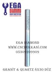 8X30 GRANİT & QUARTZ CNC UCU ( SOKETLİ )